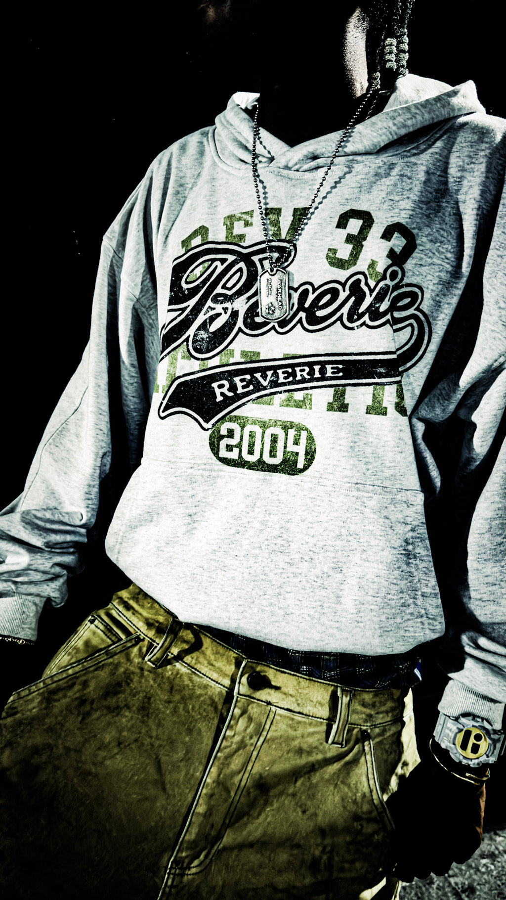 'reverie athletics' hoodie