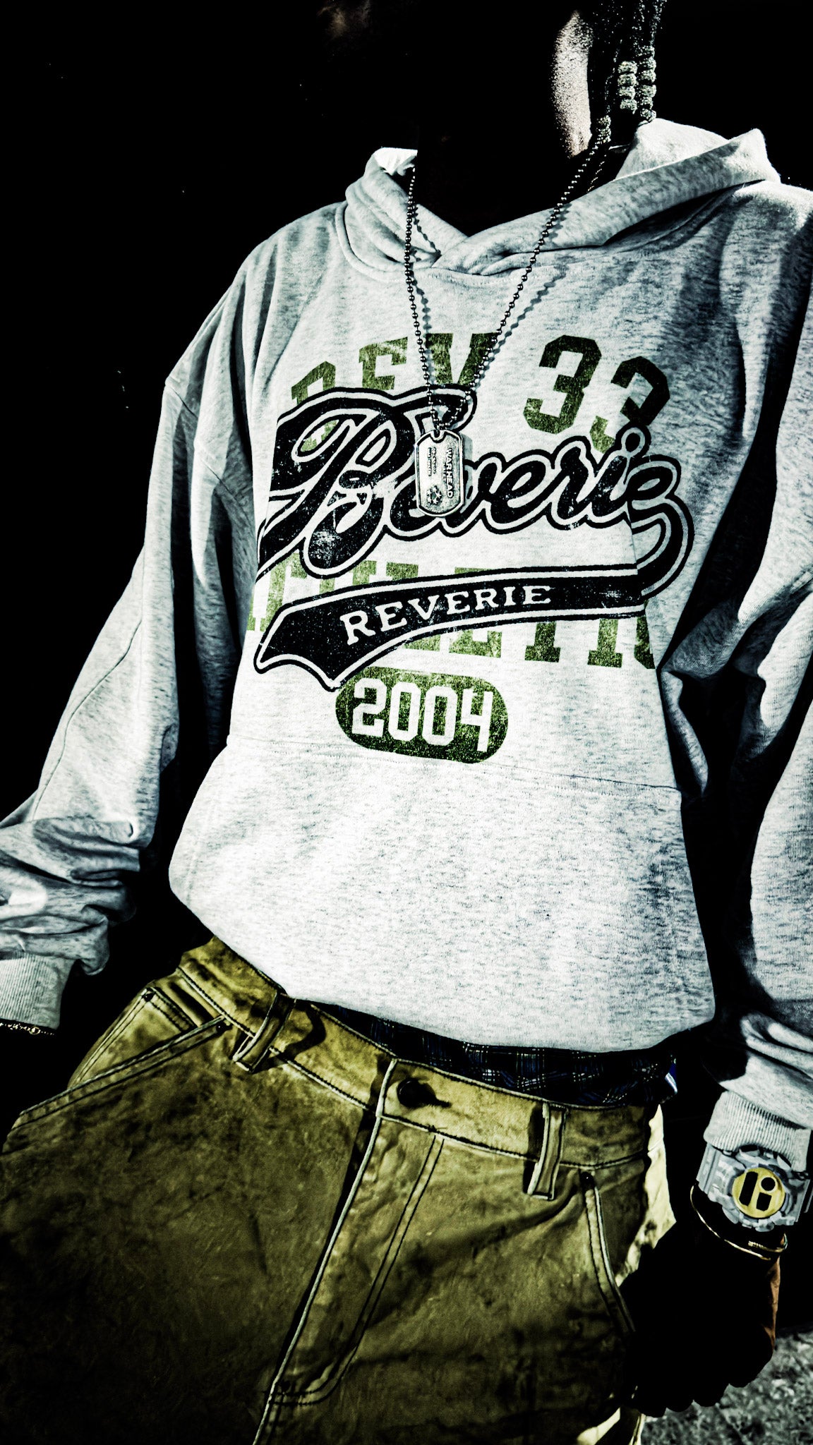 'reverie athletics' hoodie